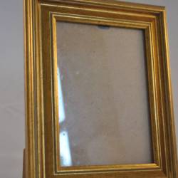 Houten fotolijst, goudkleurig