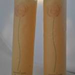 2 kaarsen (Rose Mary, Scented candle)