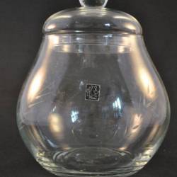 Grote glazen pot met deksel (River)