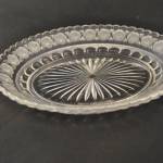 Glazen schaaltje (met stergravering) 18,5 x 15,5 cm
