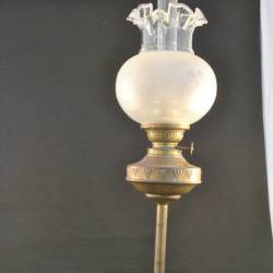 Olielamp, antiek, koper