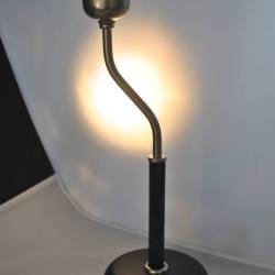 Schemerlamp (zwart/wit), zonder kap