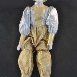 Pop, goud- en zilverkleurig, 37 cm