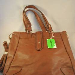 Hand/schoudertas, lichtbruin "Charm & Shape"