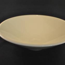 Schaal, porselein, crèmekleurig, 34 cm