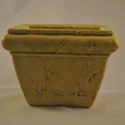 Bloempot (PTMD Collection), rechthoekig, groen