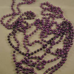 Kerstkralen ketting, 5 m, paars