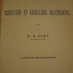 Dr. H. Oort: Atlas voor bijbelsche en kerkelijke geschiedenis