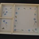 Houten dienblad (3-vaks)