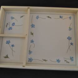 Houten dienblad (3-vaks)