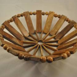 Fruitschaal, hout