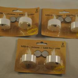 6 LED-theelichtjes