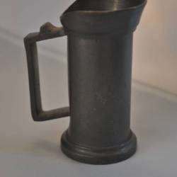 Tinnen maatbeker 6 x 3 (2 centiliter)