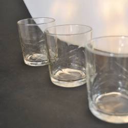 3 whisky glazen