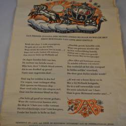 Rijmdicht t.g.v. huwelijk Juliana en Bernhard in 1937