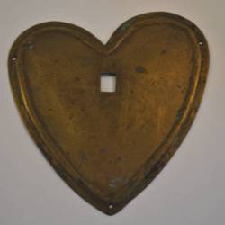 kastbeslag "hart" (koper)