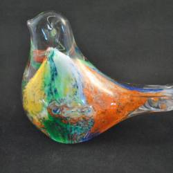 Glazen duif, veelkleurig glas