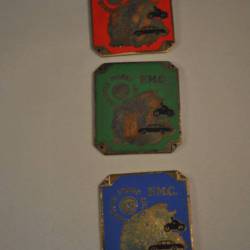 3 emblemen FMC Elfstedentocht (1, 2 en 3)