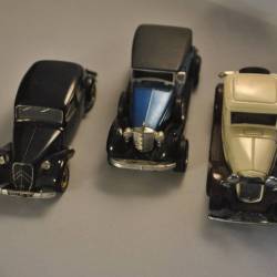 3 modelauto's (Citroen Solido France/ 1933 nr. 8873 / Ford coupé Yatming nr. 8501)
