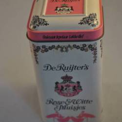 De Ruyter-blikje rose & witte muisjes