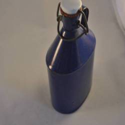 Veldfles, blauw geëmailleerd