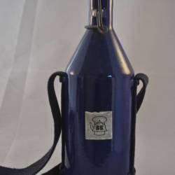 Veldfles van BK, blauw emaille