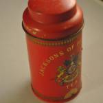 Theeblikje Jacksons of Piccadilly Tea, rood
