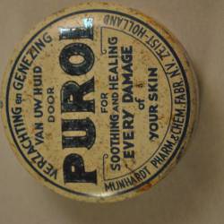 Blikje Purol (Mijnhardt Pharm. & Chem. Fabr. N,V.)