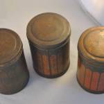 3 (antieke) blikjes