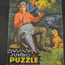 Puzzel "Visserslatijn", (520 stukjes)  Vintage
