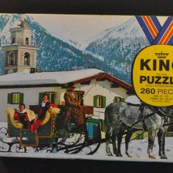King-puzzel "Arrenslee  in Oostenrijk"(260 stukjes)  38 x 25 cm