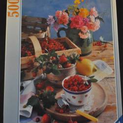 Ravensburger puzzel "Fruit stilleven"(500 stukjes)