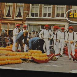 White horse puzzel "Kaasmarkt Alkmaar" (500 stukjes)  31 x 47 cm