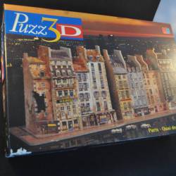 3D Puzzel van MB: Paris, Quai de Mégisserie (744 stukjes)
