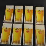 8 Amstel bierglazen (in doos)