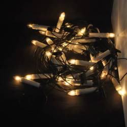 Kerstverlichting (snoer met 32 kaarslampjes)