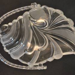 Bonbonschaaltje met hengsel (glas/kunststof)
