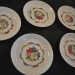5 schoteltjes (Bareutner Waldsassen Bavaria) 11 cm