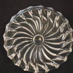 8 glazen onderzetters, 9 cm