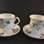 2 kop en schotels (Twickle Castle), boemmetjesmotief