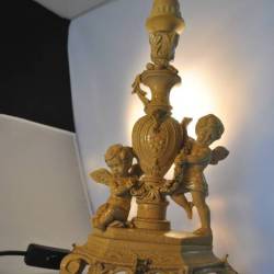 Brocante lampenvoet, 39 cm