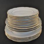 11  delen Pools servies (Cmielow): borden in 3 maten