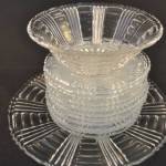 hapjes schalen, glas, 13 delig
