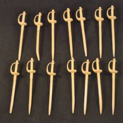 14 coctailprikkers, 8 cm