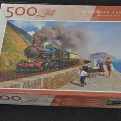 Puzzel 500 stukjes (King) "Following the train"