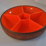Hapjes-/notenschaal (EMSA, kunststof, 24 cm) Vintage, jaren 70