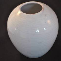 Bol vaasje, wit keramiek, merkloos, 11 cm