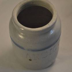 Ansjovis potje (Keuls steengoed), hoog 10 cm