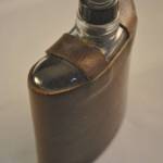 Drankflacon (flesje in leren etui)