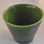 Bloempot, groen glazuur (ADCO 262)
